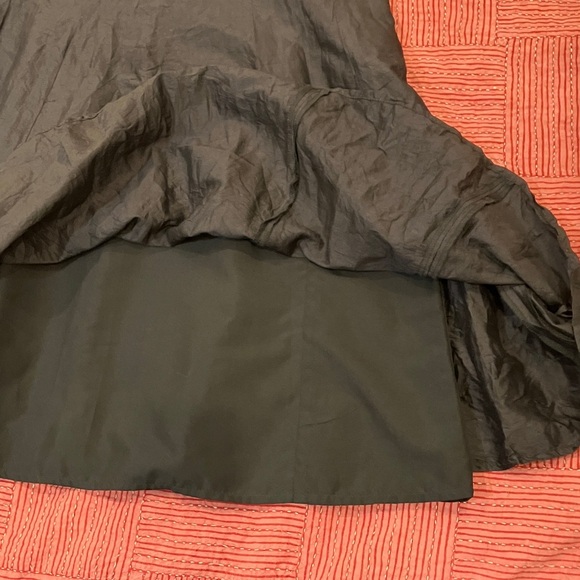 Black Silk size 6 “Eva Blue” brand Elegant Black Midi Dress - Picture 10 of 14